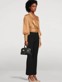 Mini Hug Leather Satchel