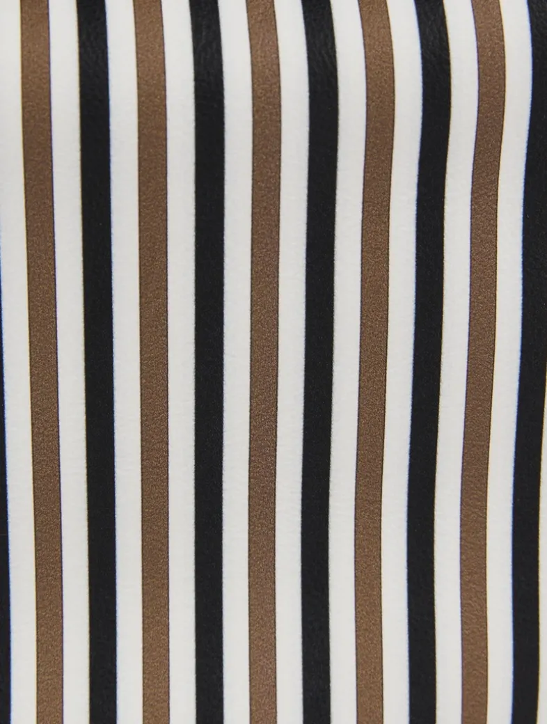 Mini Jodie Shoulder Bag In Stripe Print