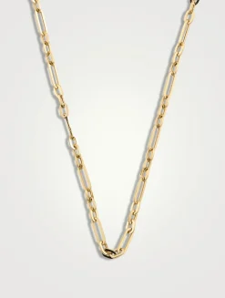 Mini 14K Gold Mixed Chain Necklace