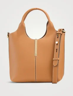 Mini Leather Shopping Bag