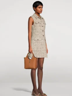 Mini Leather Shopping Bag