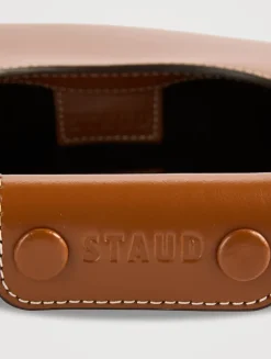 Mini Moon Leather Shoulder Bag