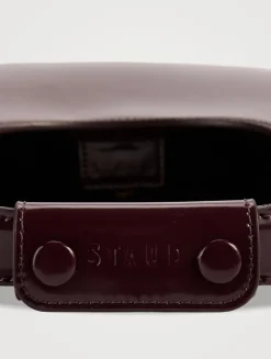 Mini Moon Leather Shoulder Bag