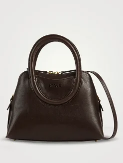 Mini Naomi Leather Satchel