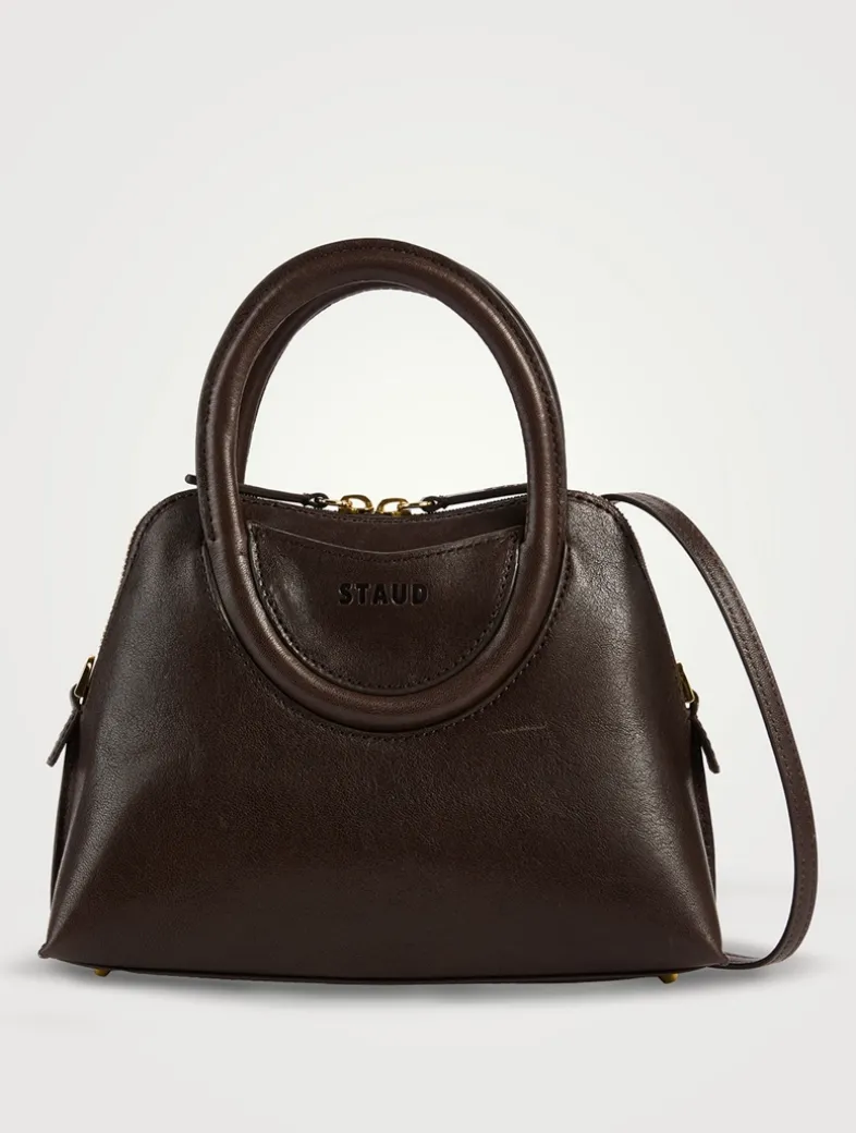 Mini Naomi Leather Satchel