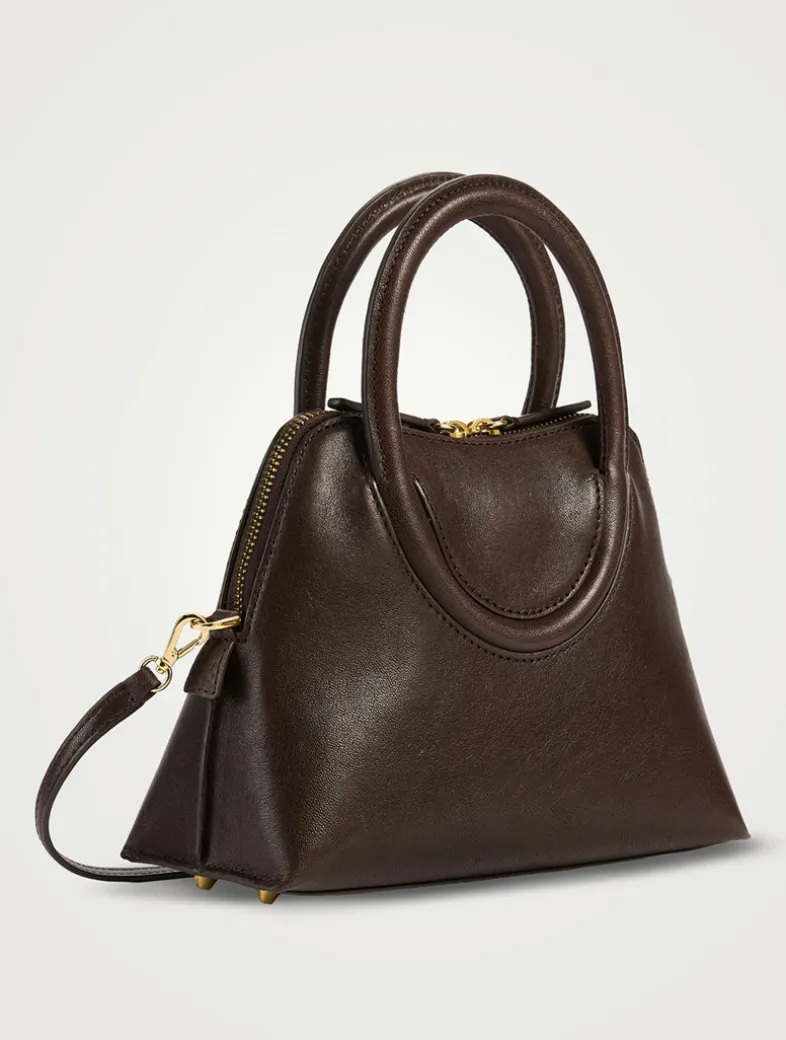 Mini Naomi Leather Satchel