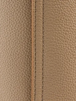 Mini Pebble Leather Bucket Bag