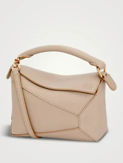 Mini Puzzle Edge Leather Bag