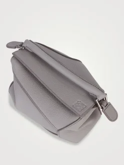 Mini Puzzle Edge Leather Bag