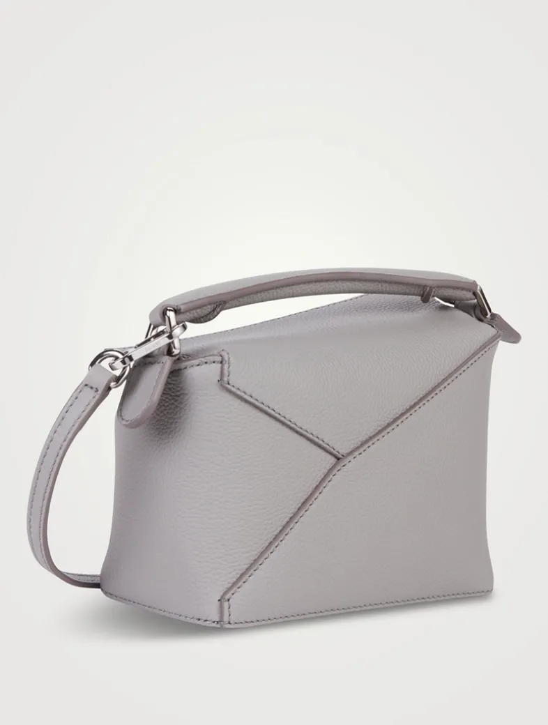 Mini Puzzle Edge Leather Bag