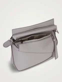 Mini Puzzle Edge Leather Bag