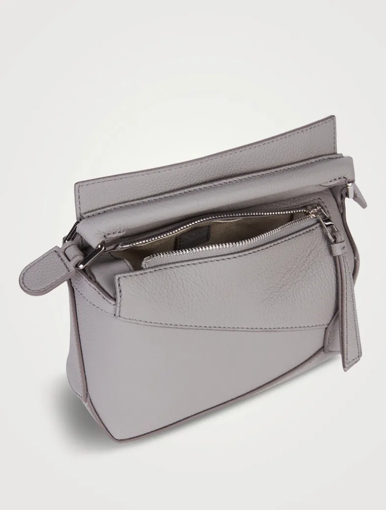 Mini Puzzle Edge Leather Bag