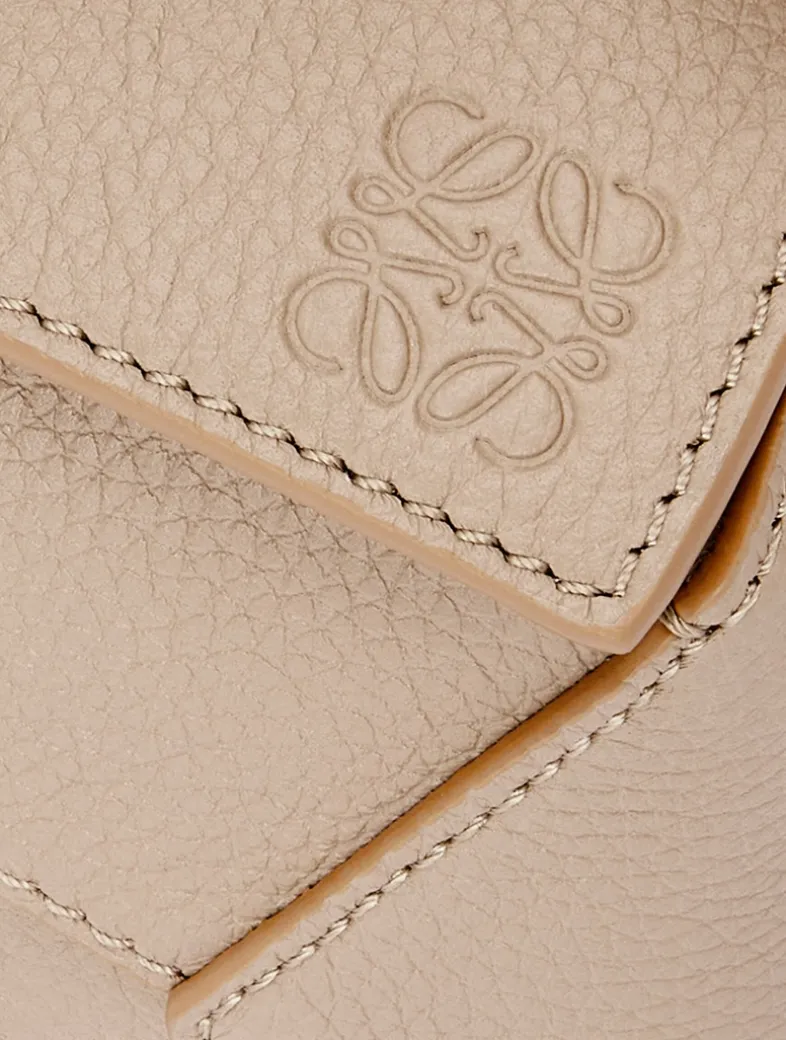 Mini Puzzle Edge Leather Bag