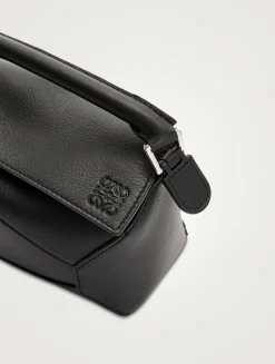 Mini Puzzle Edge Leather Bag