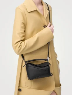 Mini Puzzle Edge Leather Bag