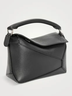 Mini Puzzle Edge Leather Bag