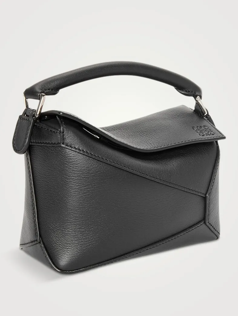 Mini Puzzle Edge Leather Bag
