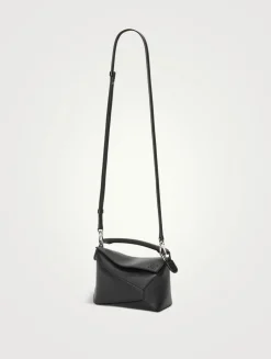 Mini Puzzle Edge Leather Bag