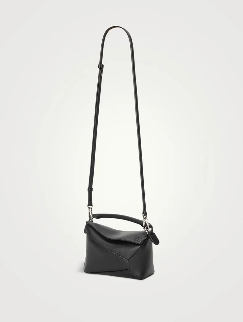 Mini Puzzle Edge Leather Bag