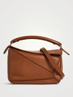 Mini Puzzle Leather Bag