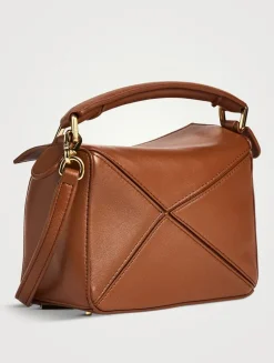 Mini Puzzle Leather Bag