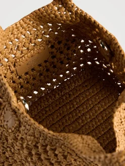 Mini Raffia Tote Bag