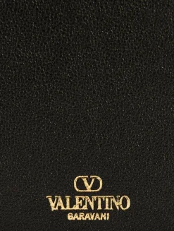 Mini Rockstud Leather Top Handle Bag