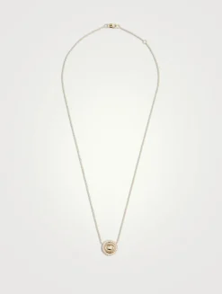 Mini Royale 14K Gold Evil Eye Necklace With Diamonds