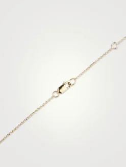 Mini Royale 14K Gold Evil Eye Necklace With Diamonds