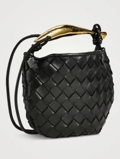 Mini Sardine Intrecciato Leather Bag