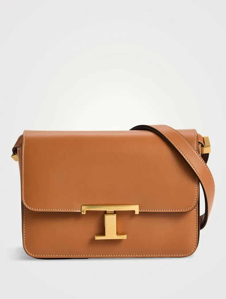 Mini T Timeless Leather Crossbody Bag