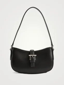 Mini T-Bar Leather Shoulder Bag
