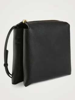 Mini Twin Leather Crossbody Bag