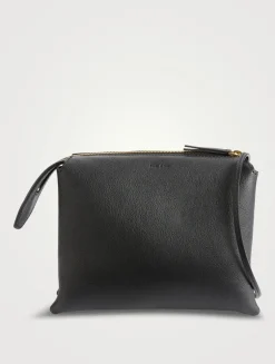 Mini Twin Leather Crossbody Bag