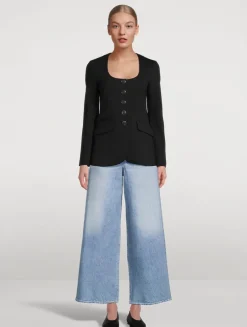 Miramar Sofie Wide-Leg Terry Jeans