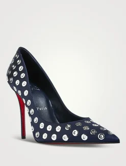 Miss Z Boum Boum Mirror Satin Pumps