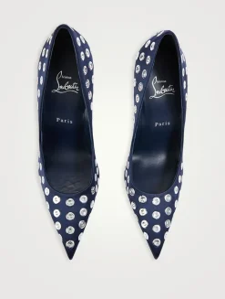 Miss Z Boum Boum Mirror Satin Pumps