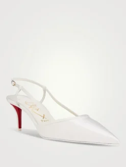 Miss Z Crêpe Satin Slingback Pumps