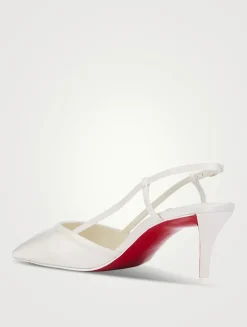 Miss Z Crêpe Satin Slingback Pumps