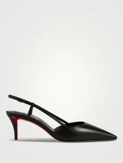 Miss Z Leather Slingback Pumps