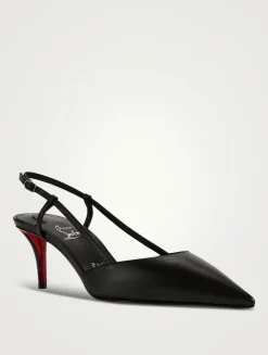Miss Z Leather Slingback Pumps