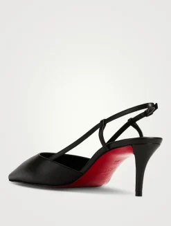 Miss Z Leather Slingback Pumps