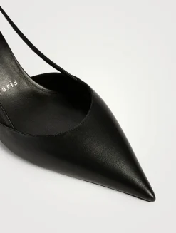 Miss Z Leather Slingback Pumps