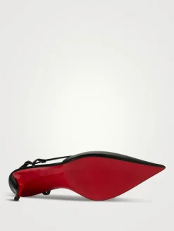 Miss Z Leather Slingback Pumps