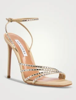 Mistica Embellished Grosgrain Sandals