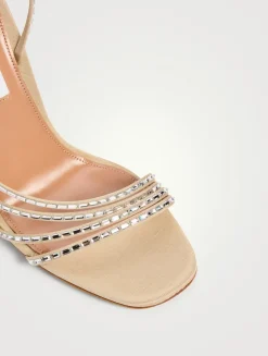 Mistica Embellished Grosgrain Sandals