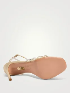 Mistica Embellished Grosgrain Sandals