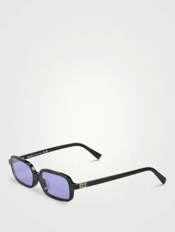 Miu Regarde Rectangular Sunglasses