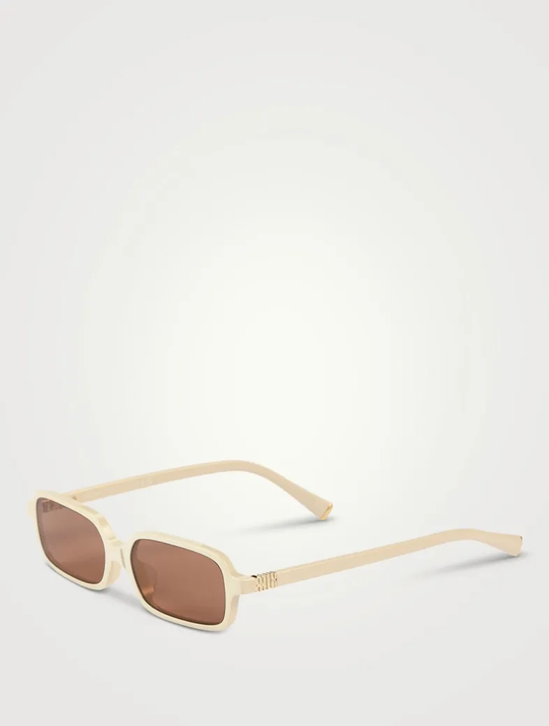 Miu Regarde Rectangular Sunglasses