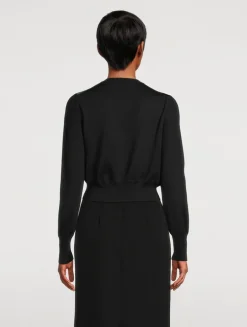 Mixed-Media Cardigan In Floral Print